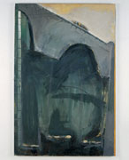 Brian Maguire, Liffey Suicides, 1986, acrylic on canvas, 152.4 x 101.6 cm, Collection Irish Museum of Modern Art, Donation, Vincent & Noleen Ferguson 1996 Brian Maguire, Liffey Suicides, 1986, acrylic on canvas, 152.4 x 101.6 cm, Collection Irish Museum of Modern Art, Donation, Vincent & Noleen Ferguson 1996