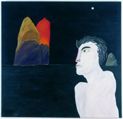 Michael Mulcahy, The Navigator, 1982, Oil on Canvas, 157.5 x 165 cm, Collection Irish Museum of Modern Art, Donation, Vincent & Noeleen Ferguson , 1996