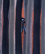 Patrick Hall, Jacob's Dream, 2002, oil on canvas, 183 x 198 cm,Collection Irish Museum of Modern Art, Purchase 2002 183 x 198 cm