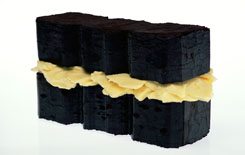Sean Lynch, Reconstruction of Irish Energies, peat briquettes, butter,original made by Joseph Beuys in 1974 and subsequently exhibited in Rosc '77, Dublin Sean Lynch, Reconstruction of Irish Energies, peat briquettes, butter,original made by Joseph Beuys in 1974 and subsequently exhibited in Rosc '77, Dublin