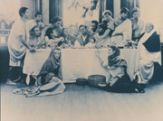 McDermott & McGough, The Last Supper 1898, 1998, palladium print, 51 x 61 cm, Courtesy of Galerie Jérôme de Noirmont McDermott & McGough, The Last Supper 1898, 1998, palladium print, 51 x 61 cm, Courtesy of Galerie Jérôme de Noirmont