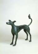 Barry Flanagan, Opera Dog, 1981, bronze, edition of 7 plus 1 artist’s cast, 78.3 x 28 x 87 cms. Courtesy Waddington Galleries, London. Barry Flanagan, Opera Dog, 1981, bronze, edition of 7 plus 1 artist’s cast, 78.3 x 28 x 87 cms. Courtesy Waddington Galleries, London.