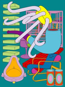 Michael Craig-Martin, Coming, 2004, Wall-mounted LCD monitor and computer with proprietary software, 47 x 35.6 x 14cms, Collection Irish Museum of Modern Art, Purchase, 2006