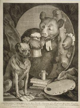 William Hogarth, The Bruiser, C. Churchill, Published in 1763, Engraving, 37.5 x 28 cm, Collection Irish Museum of Modern Art, Donation, Madden / Arnholz Collection, 1989