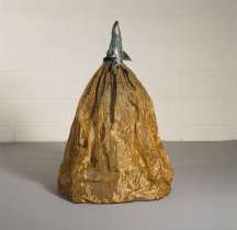 Dorothy Cross, Shark Lady in a Ball Dress, 1988, Cast and woven bronze, 110 x 70 x 70 cm, Collection Hugh Lane Municipal Gallery, Dublin, Photo credit: John Kellett Dorothy Cross, Shark Lady in a Ball Dress, 1988, Cast and woven bronze, 110 x 70 x 70 cm, Collection Hugh Lane Municipal Gallery, Dublin, Photo credit: John Kellett