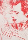 Elizabeth Peyton, The Age of Innocence, 2007, pastel pencil on paper, 21.9 x 15.2 cm, Private Collection, Courtesy of Tony Shafrazi Gallery, New York Elizabeth Peyton, The Age of Innocence, 2007, pastel pencil on paper, 21.9 x 15.2 cm, Private Collection, Courtesy of Tony Shafrazi Gallery, New York