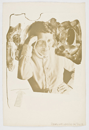 Robert Rauschenberg, Tanya Grossman, 1967, 57.6 x 39.4 cm.  The Novak O'Doherty Collection. � Estate of Robert Rauschenberg. DACS, London/VAGA, New York, 2010. Photo Ellen Page Wilson Photography, New York