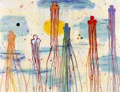 Ferran Garcia Sevilla, Limbo 12, 2001. Mixed Media on Linen, 200 x 270 cm. Private Collection.