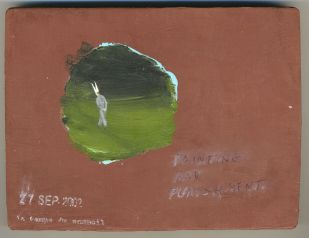 Francis Al˙s, Le Temps du Sommeil, 1996 – present, series of 100 paintings (ongoing), oil and pencil on wood, 12 x 16 cm Francis Al˙s, Le Temps du Sommeil, 1996 – present, series of 100 paintings (ongoing), oil and pencil on wood, 12 x 16 cm