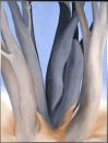 Georgia O’Keeffe, Dark Tree Trunks, 1946, oil on canvas, 40 x 30 inches, Courtesy Brooklyn Museum. 87. 136.1.Bequest of Georgia O’Keeffe, © ARS, NY and DACS, London 2007 Georgia O’Keeffe, Dark Tree Trunks, 1946, oil on canvas, 40 x 30 inches, Courtesy Brooklyn Museum. 87. 136.1.Bequest of Georgia O’Keeffe, © ARS, NY and DACS, London 2007