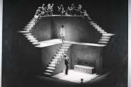 Robert Ballagh, The Misogynist, 1990, photo: Fergus Burke, Courtesy Abbey Theatre Archive Robert Ballagh, The Misogynist, 1990, photo: Fergus Burke, Courtesy Abbey Theatre Archive
