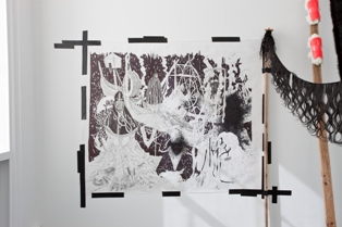 Jonas Liver�d, Crap monument, wrong message, detail, Process Room, 2009