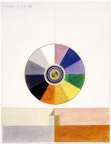 Hilma af Klint, Series VII, No. 7d, February-March 1920, Oil and graphite on canvas, 37 x 29 cm, Hilma af Klint Foundation, Photo credit: Cathy Carver, Courtesy The Drawing Centre Hilma af Klint, Series VII, No. 7d, February-March 1920, Oil and graphite on canvas, 37 x 29 cm, Hilma af Klint Foundation, Photo credit: Cathy Carver, Courtesy The Drawing Centre