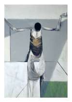 Louis le Brocquy, Lazarus, 1954, oil on canvas, 175.5 x 119.5 cm. Loan, Private Collection, Courtesy Gimpel Fils, London. Louis le Brocquy, Lazarus, 1954, oil on canvas, 175.5 x 119.5 cm. Loan, Private Collection, Courtesy Gimpel Fils, London.