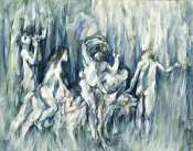 Louis le Brocquy, Children in a Wood I, 1988, oil on canvas, 114 x 146 cm. Loan, Collection. Louis le Brocquy, Children in a Wood I, 1988, oil on canvas, 114 x 146 cm. Loan, Collection.