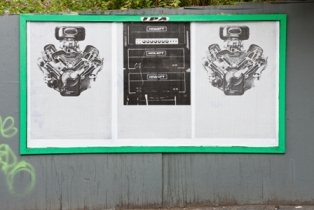 IPA billboards, IMMA Gate, Bow Lane IPA billboards, IMMA Gate, Bow Lane