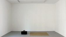 Miroslaw Balka, 2 x (55 x 23 x 27), 190 x 190 x 0,3, 1995, Steel, linoleum, PVC, ash, felt, Courtesy the artist and Galerie Nordenhake GmbH, Berlin Miroslaw Balka, 2 x (55 x 23 x 27), 190 x 190 x 0,3, 1995, Steel, linoleum, PVC, ash, felt, Courtesy the artist and Galerie Nordenhake GmbH, Berlin