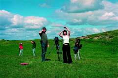 Orla Barry, Waiting for a Cloud, from the series Portable Stones, 2004, Photograph mounted on aluminium, Courtesy Galerie Nadja Vilenne, Liège