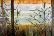 Peter Doig, Almost Grown, 2002, Oil on canvas, 200 x 250 cm, Collection Irish Museum of Modern Art, On loan from a private collection Peter Doig, Almost Grown, 2002, Oil on canvas, 200 x 250 cm, Collection Irish Museum of Modern Art, On loan from a private collection