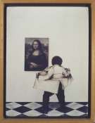Robert Ballagh, Oh Mona!, 1976, Screenprint on canvas 1/5, 30.5 x 22.7 cm, Donation, Gordon Lambert Trust, Collection Irish Museum of Modern Art Robert Ballagh, Oh Mona!, 1976, Screenprint on canvas 1/5, 30.5 x 22.7 cm, Donation, Gordon Lambert Trust, Collection Irish Museum of Modern Art