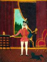 Henri Rousseau (Le Douanier), Le Petit Chevalier Don Juan, before 1880, Oil on canvas, 32.7 x 25.8 cm, London, The Mayor Gallery Henri Rousseau (Le Douanier), Le Petit Chevalier Don Juan, before 1880, Oil on canvas, 32.7 x 25.8 cm, London, The Mayor Gallery
