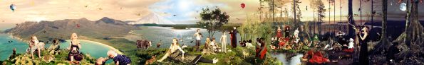 Tea Makipaa, World of Plenty, 2005, Colour photo print 3000 x 300 cm Tea Makipaa, World of Plenty, 2005, Colour photo print 3000 x 300 cm