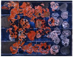 Terry Winters, In Blue, 2008, Oil on linen, 224 x 285 cm, Courtesy of the Marks Matthew Gallery Terry Winters, In Blue, 2008, Oil on linen, 224 x 285 cm, Courtesy of the Marks Matthew Gallery